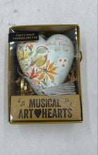 Load image into Gallery viewer, Demdaco Lucinda Wei "That's What Friends Are For" Musical Art Heart Keepsake

