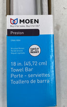 Load image into Gallery viewer, Moen Preston 18" Brushed Nickel Towel Bar
