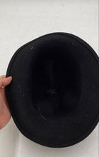 Load image into Gallery viewer, Laura Ashley Black Wool Hat - Size Adult
