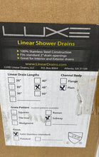 Load image into Gallery viewer, Luxe 48" Stainless Steel Linear Shower Drain
