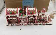Load image into Gallery viewer, Kurt Adler 19.5-Inch Battery-Operated Gingerbread LED Train Tablepiece
