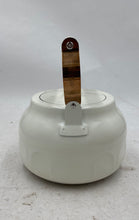 Load image into Gallery viewer, Heart &amp; Hand White Tea Kettle
