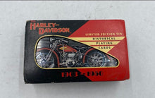 Load image into Gallery viewer, Harley Davidson Limited Edition Tin Historical Playing Cards Set
