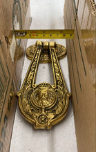 Load image into Gallery viewer, Victorian Style Green Man Brass Door Knocker

