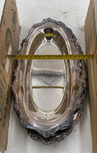 Load image into Gallery viewer, Silver Plated Serving Trays (2)
