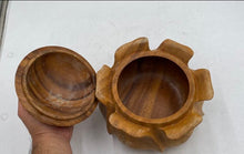 Load image into Gallery viewer, Monkey Pod Style Wooden Dining Set
