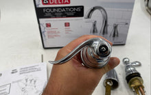 Load image into Gallery viewer, Delta Foundations Chrome Widespread Lavatory Faucet
