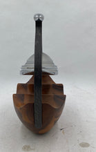Load image into Gallery viewer, Nambe Anvil Acacia Wood 5 Bottle Wine Rack
