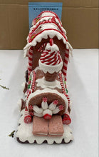 Load image into Gallery viewer, Kurt Adler 19.5-Inch Battery-Operated Gingerbread LED Train Tablepiece
