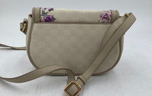 Load image into Gallery viewer, Giani Bernini Winter Floral Small Saddle Crossbody Bag
