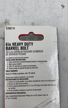 Load image into Gallery viewer, Ace Hardware 6" Barrel Bolt
