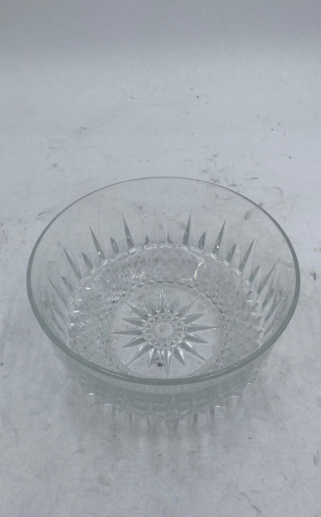 Vintage Glass Centerpiece Bowl