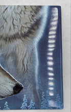 Load image into Gallery viewer, Bradford Exchange "Spirits Of The Night" Ceramic Wolf Tile
