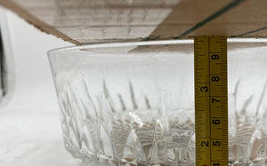 Vintage Glass Centerpiece Bowl