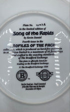 Load image into Gallery viewer, "Song Of The Rapids" Collector Plate By Kevin Daniel

