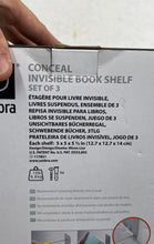 Load image into Gallery viewer, Umbra Invisible Book Shelf Sets (2)
