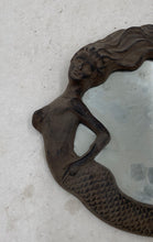 Load image into Gallery viewer, Bronze Mermaid Mirror
