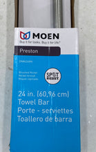 Load image into Gallery viewer, Moen 24" Brushed Nickel Towel Bar
