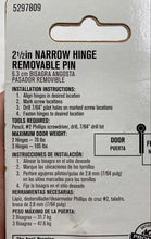 Load image into Gallery viewer, Ace Hardware 2.5" Narrow Hinge Removable Pins (2)
