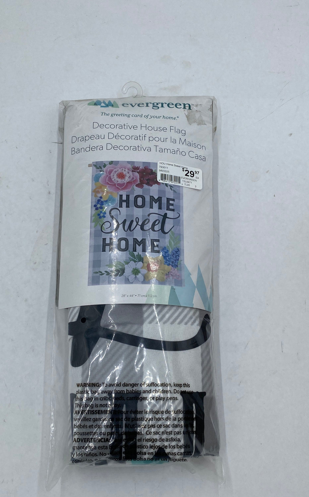 Evergreen Decorative House Flag