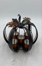 Load image into Gallery viewer, Pumpkin Tea Candle Holder

