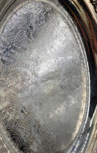 Load image into Gallery viewer, Wallace Silverplated Vintage Oval Serving Tray
