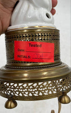 Load image into Gallery viewer, Vintage French Courtier Porcelain Figurine Table Lamp
