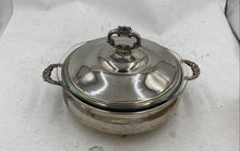 Load image into Gallery viewer, Vintage Silver Plated Casserole Serving Dish
