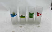 Load image into Gallery viewer, Dartington Designs "Golfing Hazards" Frosted Highball Glasses (4)

