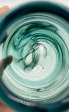 Load image into Gallery viewer, Thick Teal Glass Vase
