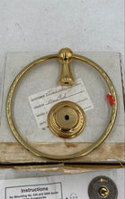 Load image into Gallery viewer, Brass Towel Ring
