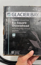 Load image into Gallery viewer, Glacier Bay Modern Collection 8 Inch Square Showerhead With Handheld
