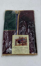 Load image into Gallery viewer, Holiday Color Block Table Runner (14" X 72")
