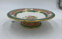 Load image into Gallery viewer, Antique Davenport English Porcelain Footed Plate

