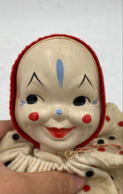 Load image into Gallery viewer, Porcelain Head Clown Doll
