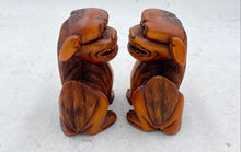 Load image into Gallery viewer, Hand Carved Foo Dog Statues
