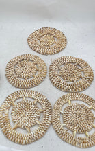 Load image into Gallery viewer, Cowrie Seashell Placemats And Coasters
