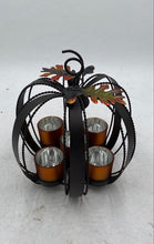 Load image into Gallery viewer, Pumpkin Tea Candle Holder
