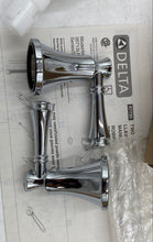 Load image into Gallery viewer, Delta Widespread Bathroom Faucet With Drain
