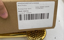 Load image into Gallery viewer, Phylrich Brass Handshower With Handle
