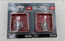 Load image into Gallery viewer, Ace Hardware 2.5" X 5/8" Inside Corner Braces (2)
