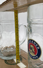Load image into Gallery viewer, Two (2) Paulaner Munchen Glass Tankards
