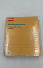 Load image into Gallery viewer, Staples Heavyweight Sheet Protectors (50)
