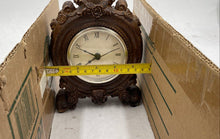 Load image into Gallery viewer, Wooden Mantle Analog Clock
