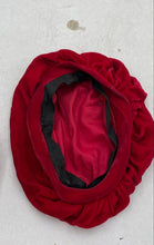 Load image into Gallery viewer, Bacci Firenze Red Velvet Hat Hat - Size Adult
