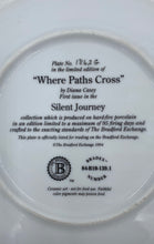 Load image into Gallery viewer, Bradford Collection "Where Paths Cross" By Diana Casey Collector Plate
