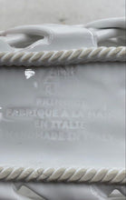 Load image into Gallery viewer, Primo'gi Italian Vintage White Glazed Ceramic Braided Basket Bowl
