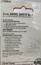 Load image into Gallery viewer, Ace Hardware 3.25" Fixed Safety Hasp
