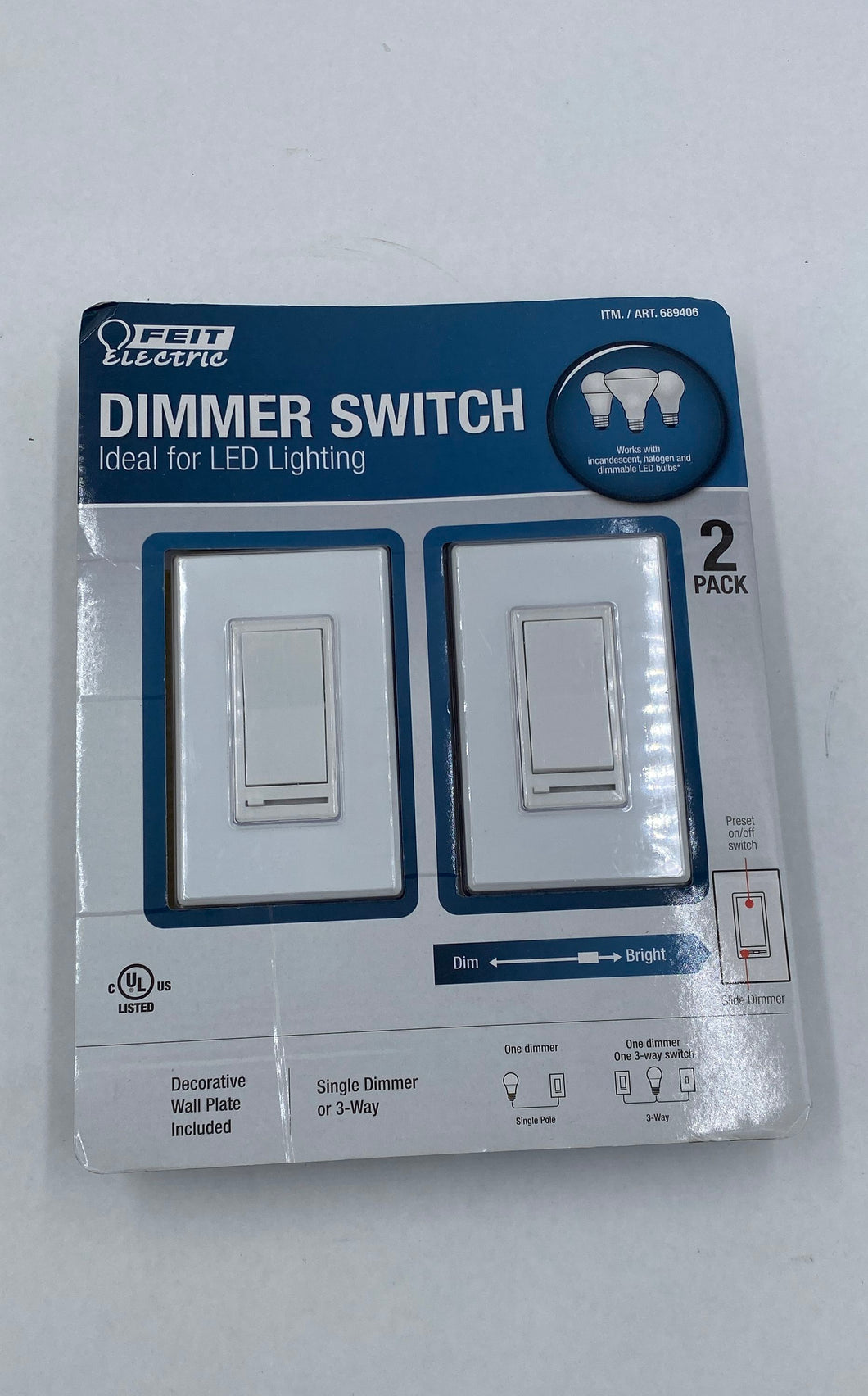 Feit Electric Dimmer Switch (2) Pack