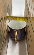 Load image into Gallery viewer, New Romance Purple Japanese Painted Tea Cup And Saucer
